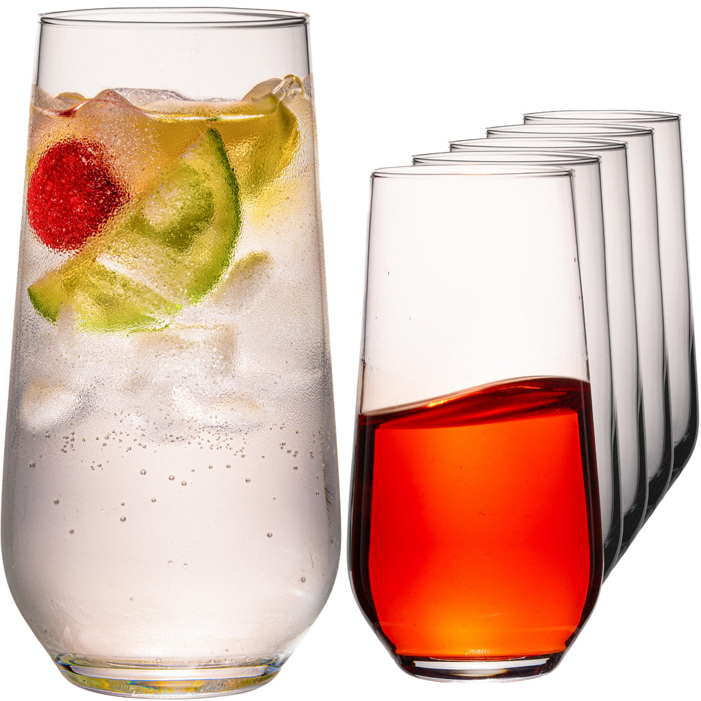 IMPERIAL glass Trinkgläser aus Glas 440ml (max. 520ml) Set 6-Teilig