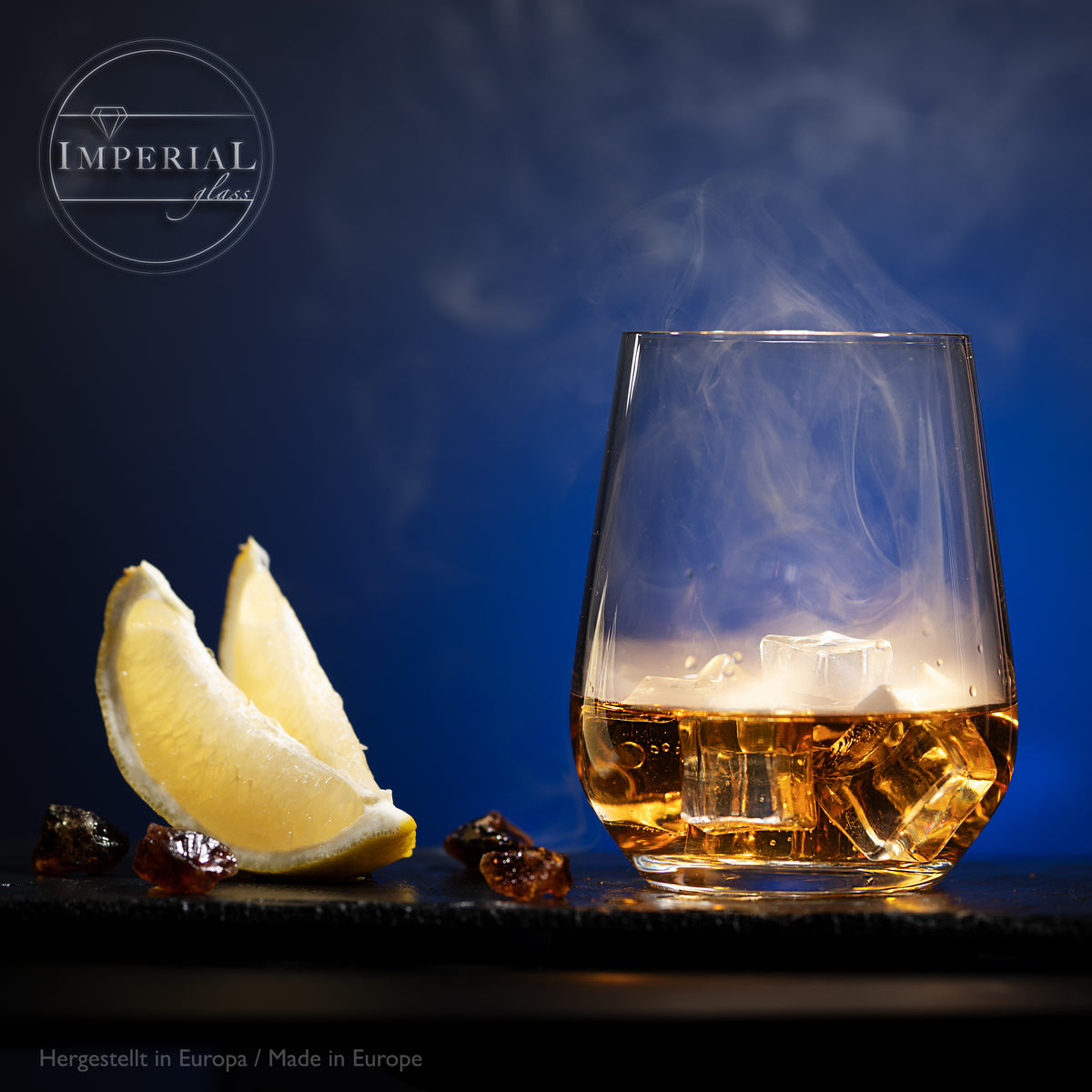 IMPERIAL glass Trinkgläser aus Glas 330ml (max. 450ml) Set 12-Teilig Getränkeglas Wassergläser