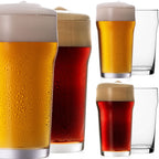 IMPERIAL glass Pint Biergläser Set 6 Stück 500ml (max. 700ml) aus Crystalline Glas Spülmaschinenfest