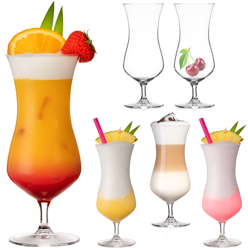 IMPERIAL glass Große Cocktailgläser aus Crystalline Glas 400ml Set 6 Teilig
