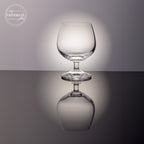 Kieliszki do koniaku IMPERIAL 2 sztuki - Koniakówki 250ml Brandy ze szkła krystalicznego Kieliszki do rumu można myć w zmywarce