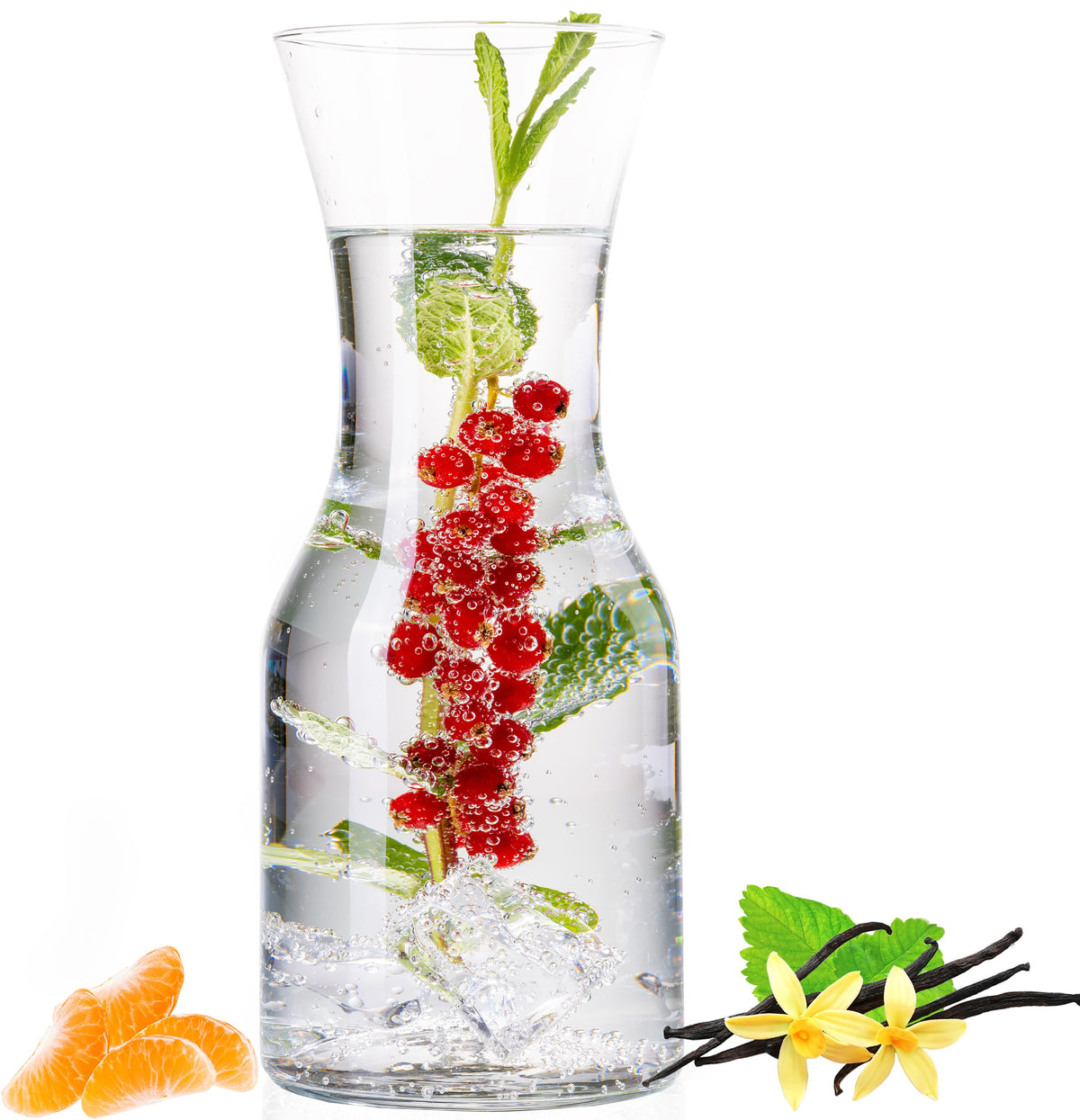 PLATINUX Karafka 600ml (maks. 1100ml) szklana karafka na wodę