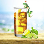 PLATINUX Szklanki do picia szklane 280ml (max.300ml) Zestaw 6-częściowy Szklanka do wody Szklanka do soku
