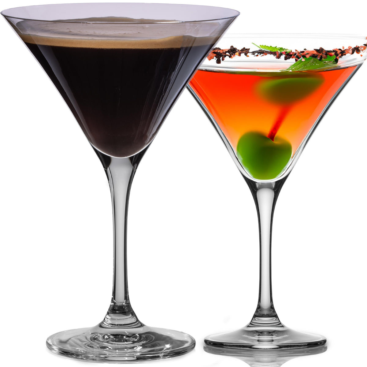 IMPERIAL Zestaw 2 kieliszków do martini o pojemności 270 ml ze szkła krystalicznego, można myć w zmywarce