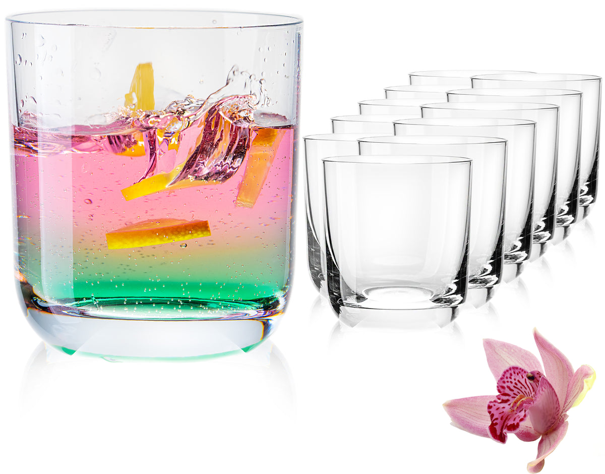 IMPERIAL glass Trinkgläser aus Glas 225ml (max.330ml) Set 12-Teilig Whiskeygläser